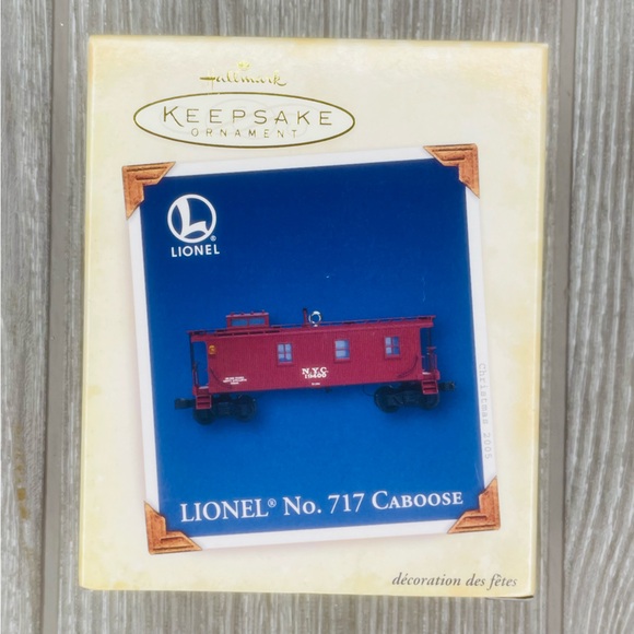 Hallmark Christmas Ornament NO. 717 caboose Lionel train 2007 w/ box train car - Picture 2 of 8